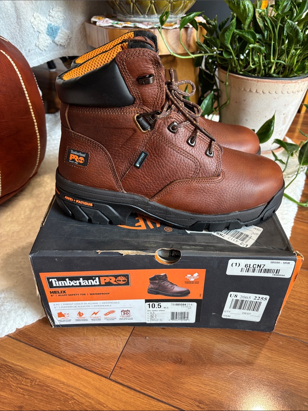 Timberland PRO Helix Alloy Safety Toe Boots 10.5W